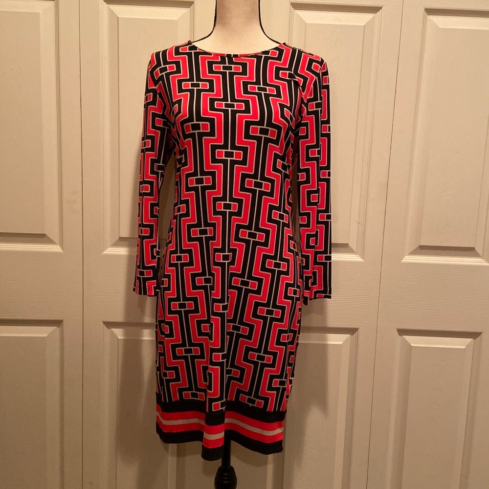 Michael Kors Geometric Print Dress.  Size 6